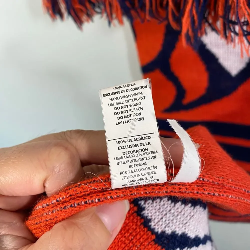 Forever Collectibles NFL Denver Broncos Orange Big Logo Scarf